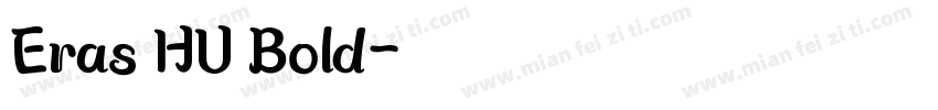 Eras HU Bold字体转换